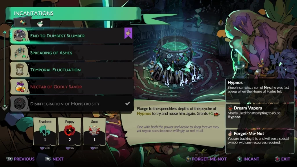 End to Dumbest Slumber Incantation