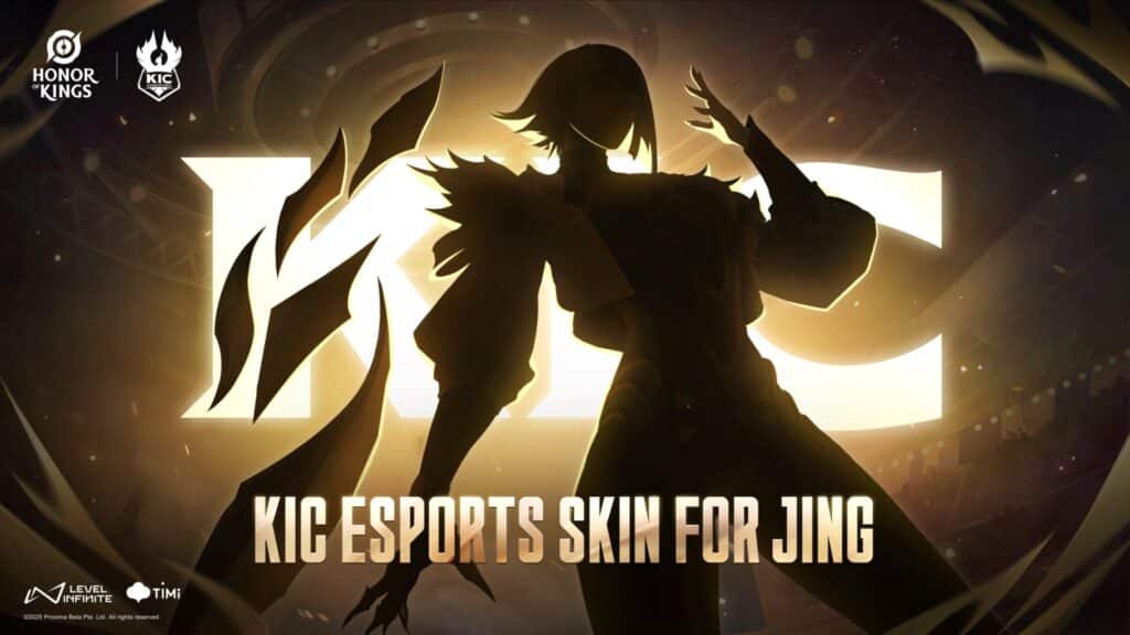 Honor of Kings International Championship 2025 Jing esports skin silhouette