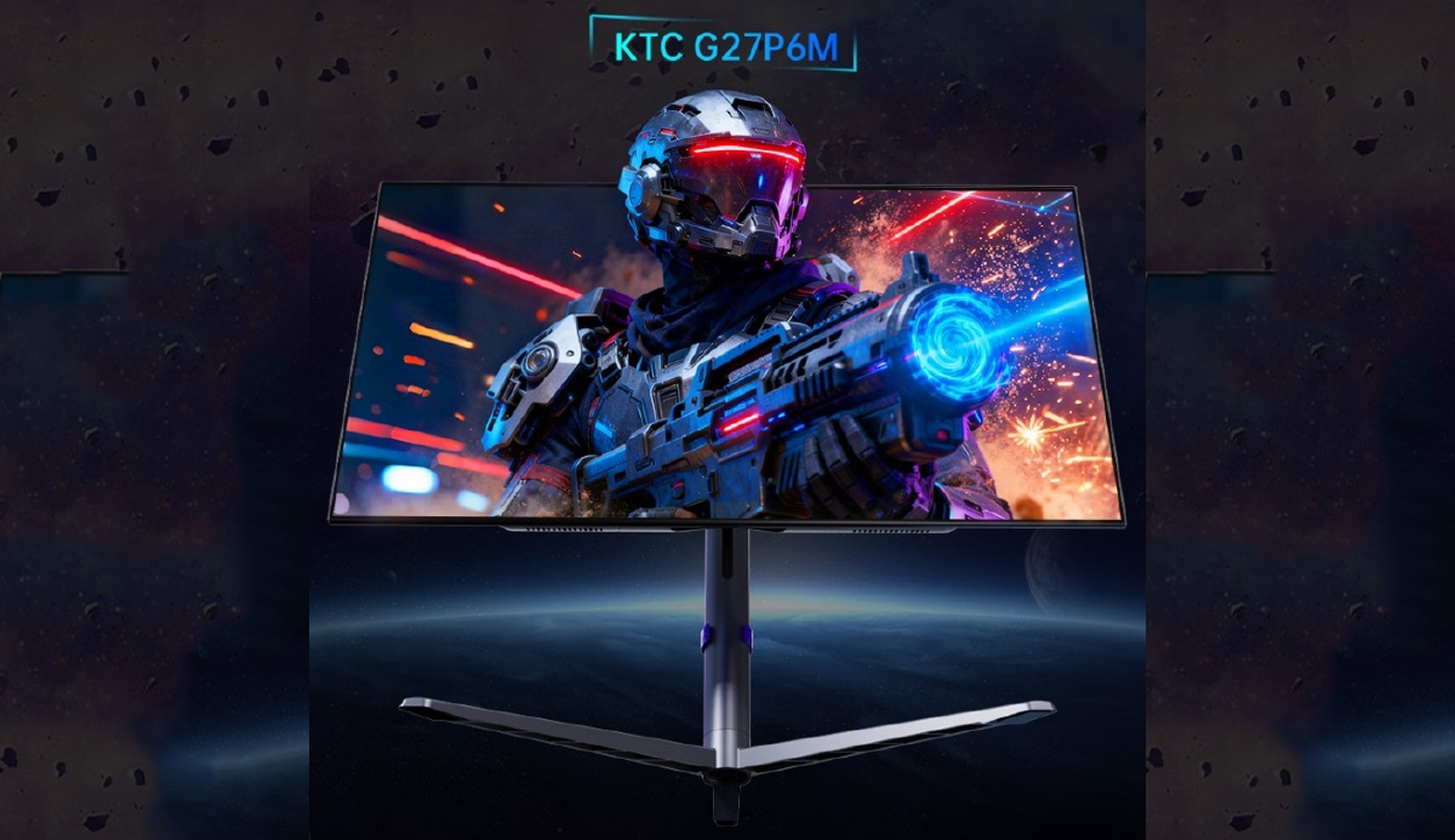 KTC Unveils G27P6M 2K OLED Monitor with 4th Gen LG Panel Under $300 for a Limited Time