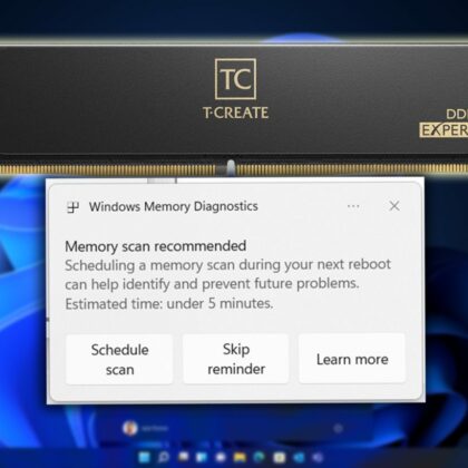 Windows 11 to Launch Active Memory Checkups on Restart to Catch Bugs
