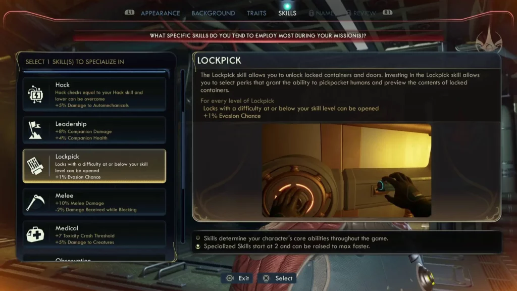 [The Outer Worlds 2 Skills]