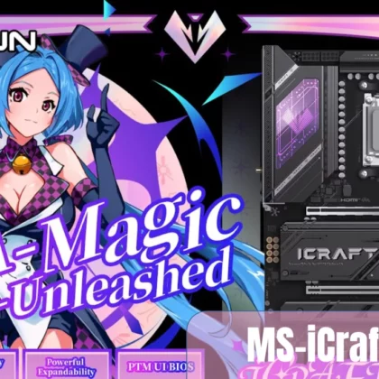 Anime-Inspired Maxsun MS-iCraft B850 AIGA Motherboard Prepares for Next-Gen AMD Ryzen