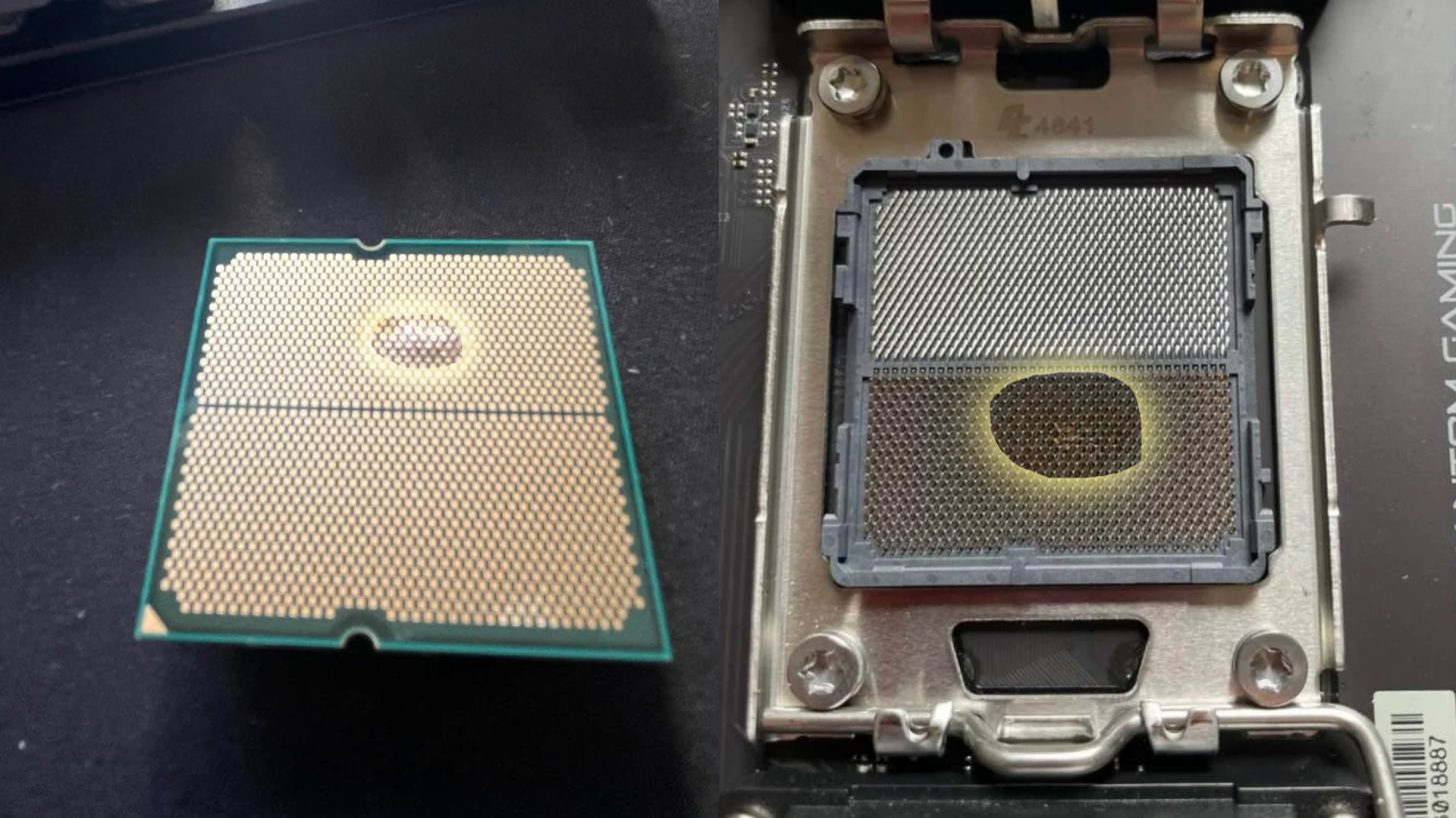 ASRock X870 Riptide Destroys Ryzen 7800X3D, Leaving Socket Scorched