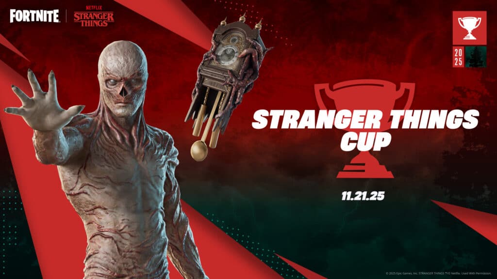 Fortnite Unveils Stranger Things Cup with Exclusive Vecna Skin
