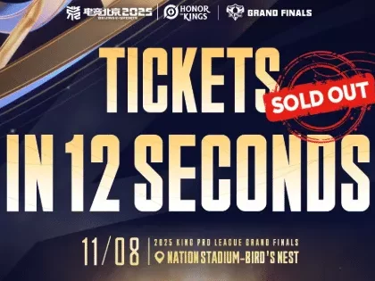 King Pro League Finals Match Sells Out in Record 12 Seconds