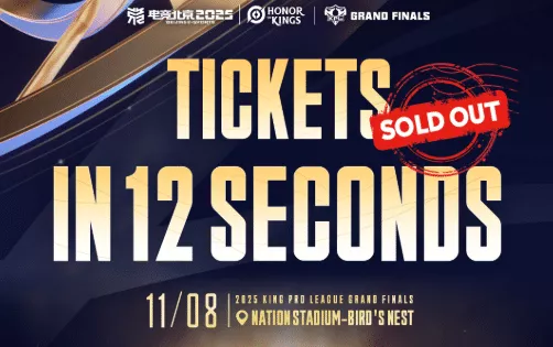 King Pro League Finals Match Sells Out in Record 12 Seconds