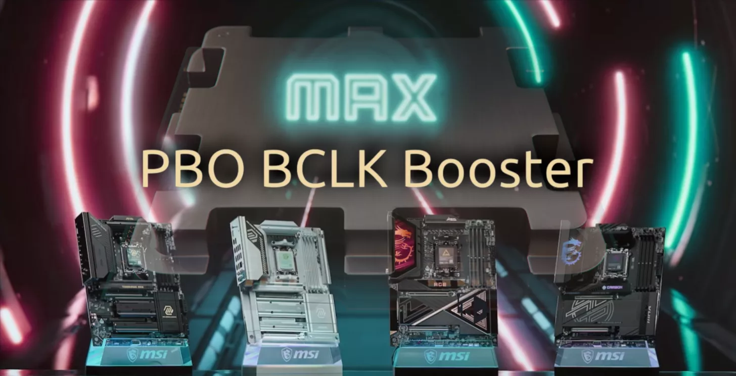 MSI BCLK Booster Elevates AMD Ryzen CPU Performance on 800-Series MAX Motherboards: Achieve Up to 15% Gaming Boost with Simple Adjustments