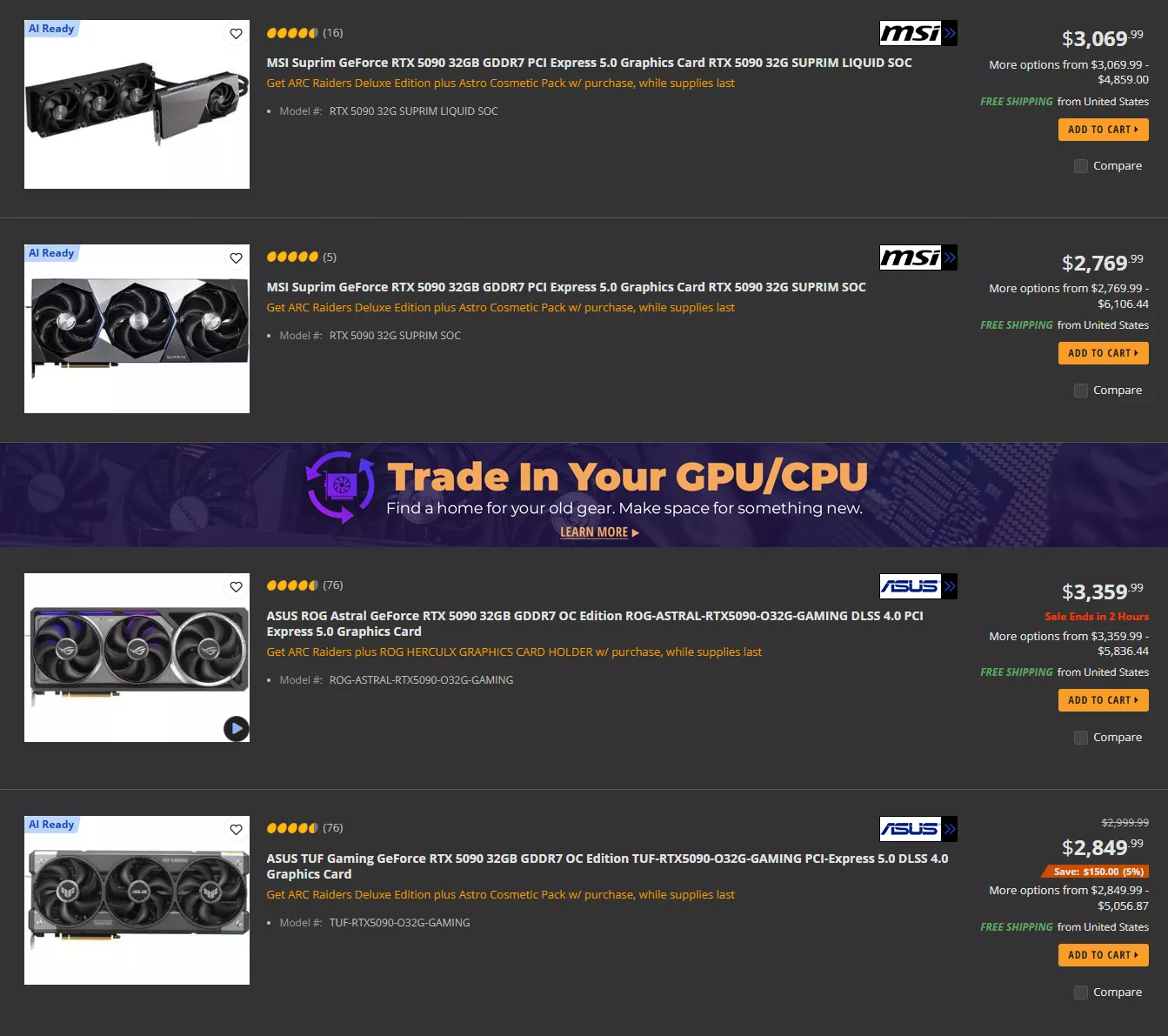 NVIDIA GeForce RTX 5090 GPU Production Remains Normal, Full RTX 50 Lineup Available 2