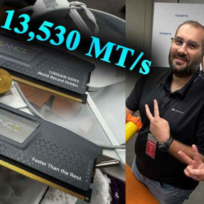 Sergmann Shatters DDR5 Speed Record, Surpassing Saltycroissant at 13,530 MT/s