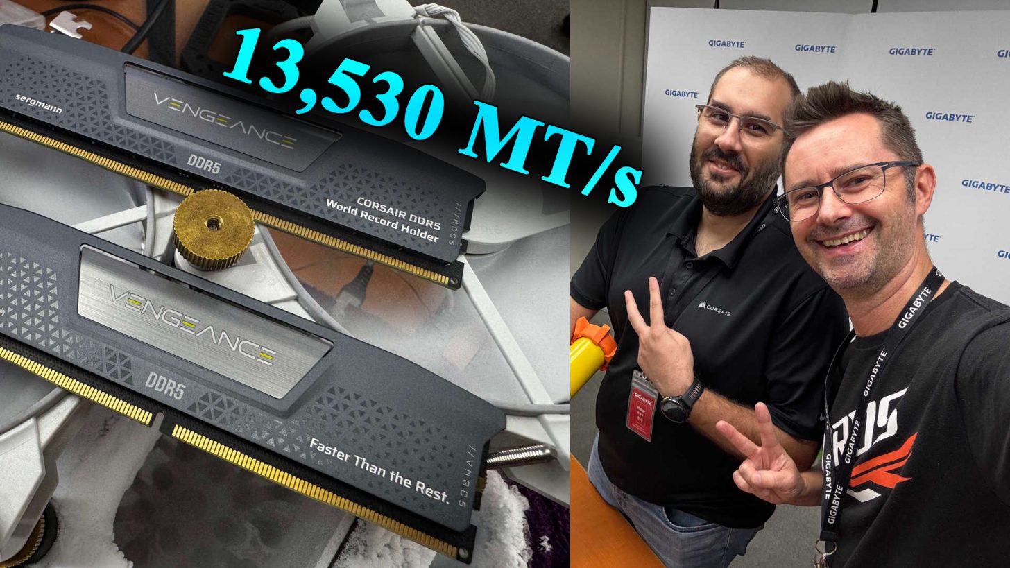 Sergmann Shatters DDR5 Speed Record, Surpassing Saltycroissant at 13,530 MT/s