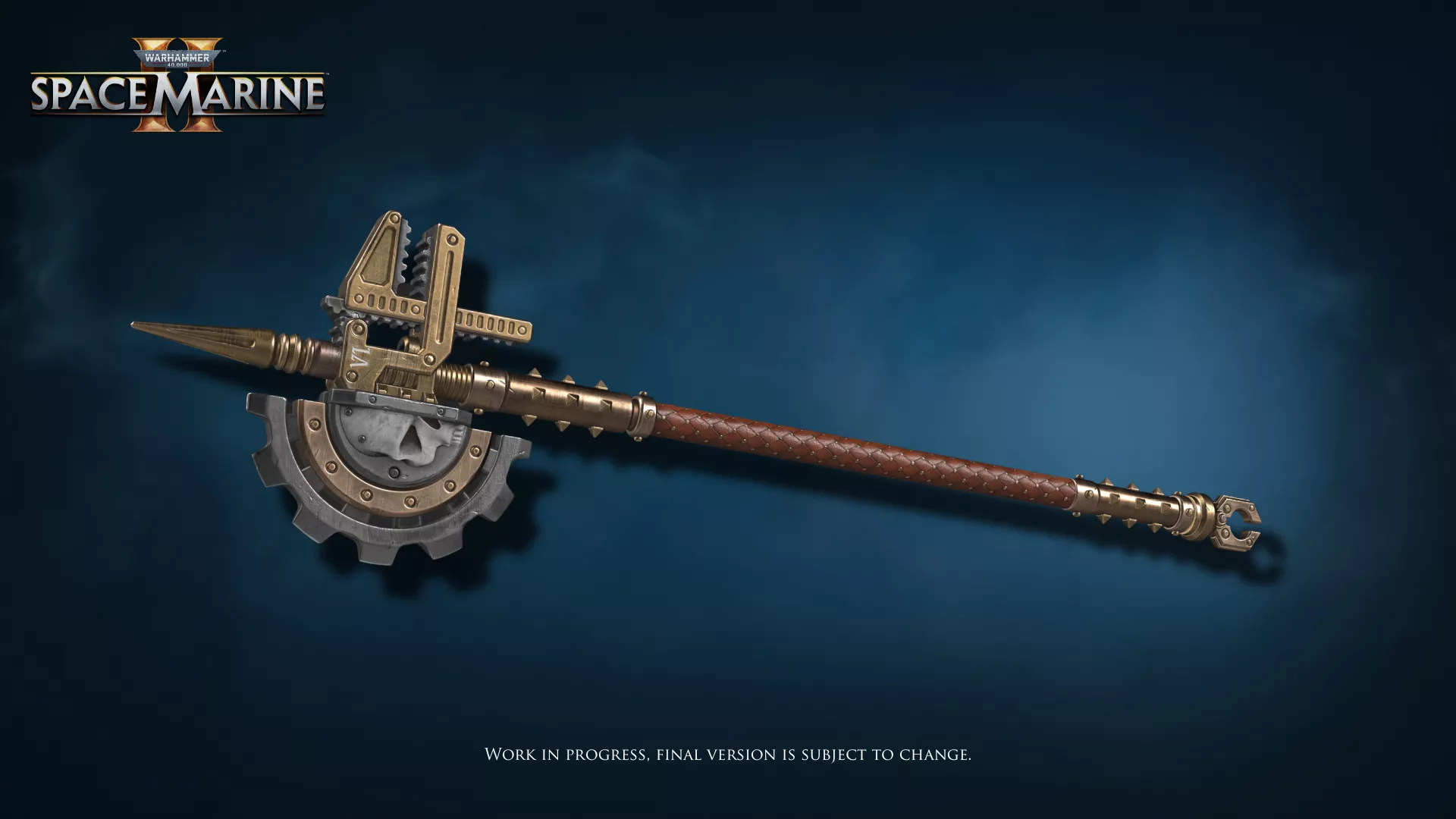 Space Marine 2's upcoming Omnissian Axe. Image credit: Focus Entertainment.