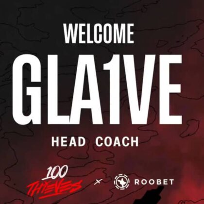 100 Thieves Appoints Major Champion gla1ve as CS2 Coach