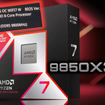 AMD Ryzen 7 9850X3D: Lightning-Fast 8-Core 3D V-Cache CPU for Gamers on ASUS B850 With 9800 MT/s DDR5
