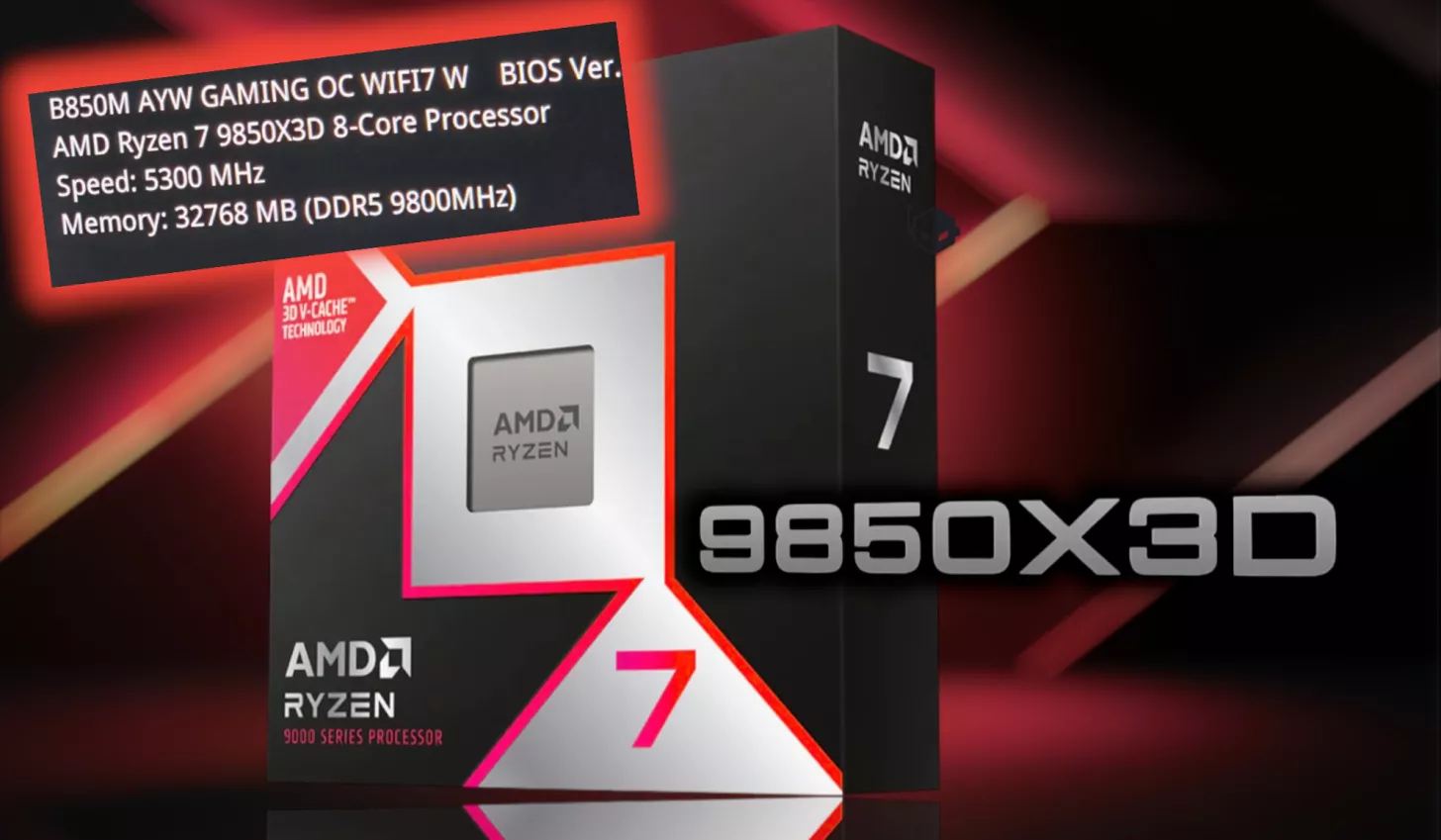 AMD Ryzen 7 9850X3D: Lightning-Fast 8-Core 3D V-Cache CPU for Gamers on ASUS B850 With 9800 MT/s DDR5