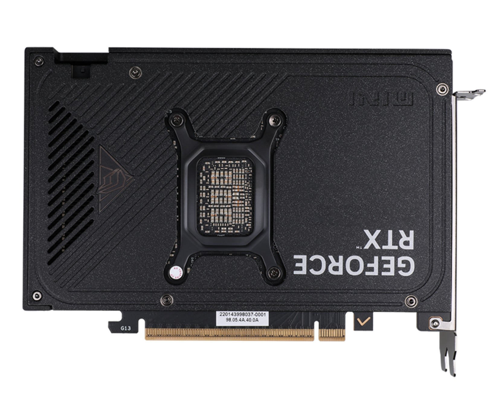 The image shows a Colorful GeForce RTX graphics card with visible branding and design details on the backplate.