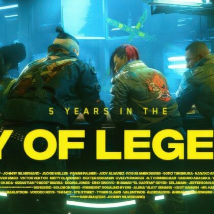 Cyberpunk 2077 Marks 5th Year with Big Discounts, Fresh Trading Card Game, and More