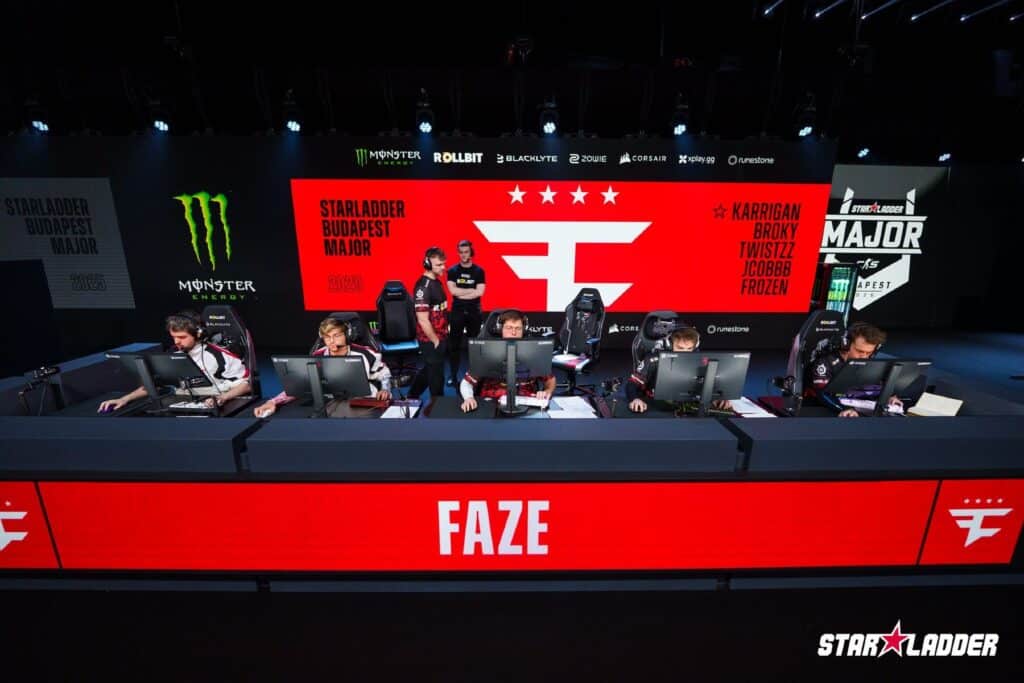 FaZe Clan, NAVI, and Team Falcons Secure Last Spots in StarLadder Budapest Major Playoffs