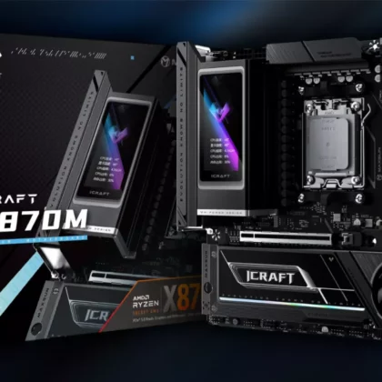 Maxsun Reveals iCraft X870M Motherboard: Next-Gen Ryzen-Ready with 400W TDP, Large Display & Advanced Cooling