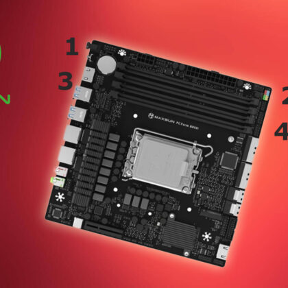 Maxsun Unveils MS-PC Farm B860I: A Unique Four DIMM Mini ITX Motherboard