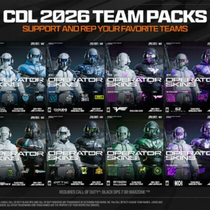 New Team Packs for 2026 Unveiled by Call of Duty League