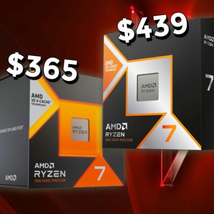 Price Slash: AMD Ryzen 7 9800X3D Now $439, 7800X3D Hits $365