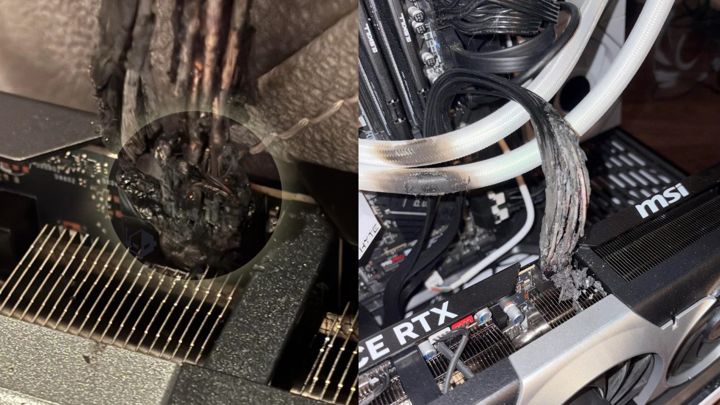 RTX 5090 16-Pin Connector Charred Beyond Belief