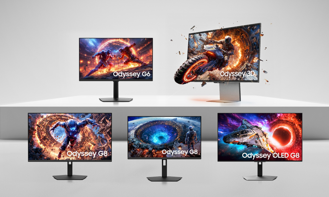 Samsung Launches Groundbreaking 6K 3D and 1040Hz Gaming Monitors; Expands High-End Lineup