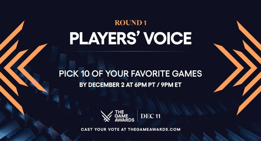 Top Esports Games Nominated for The Game Awards Player’s Voice