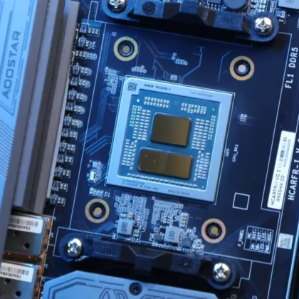 Unleash Power: AMD Ryzen 9 9955HX3D "Fire Range" CPU Hits AOOSTAR's Mini-ITX MoDT Board