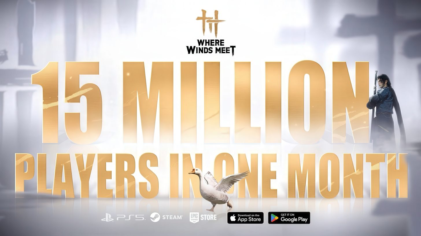 Where Winds Meet Reaches 15 Million Players in Just a Month