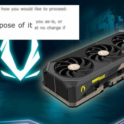 ZOTAC Refuses RMA for RTX 5070 Ti, Suggests Disposing of Allegedly Working Card