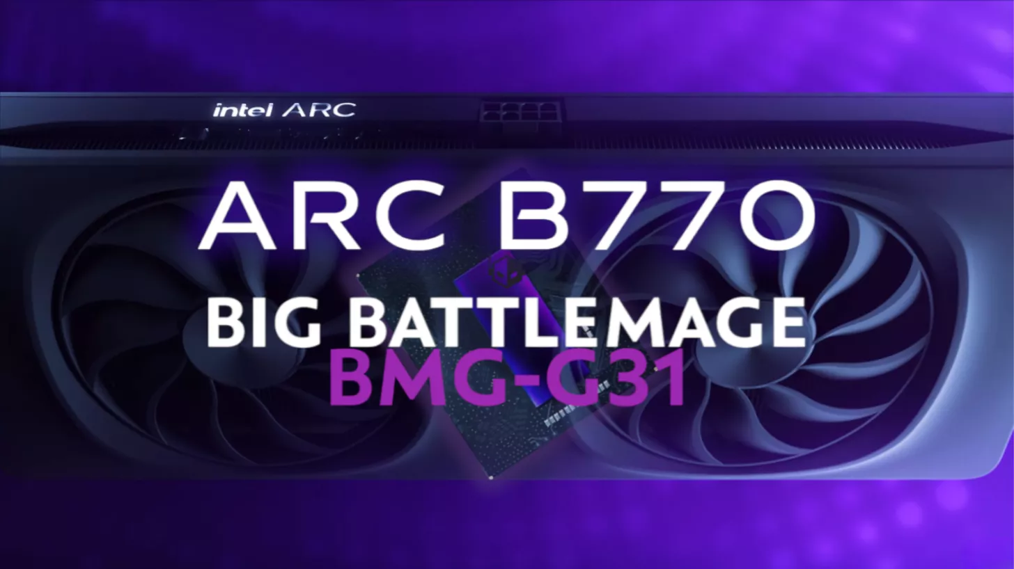 Intel Arc B770 "Big Battlemage" Graphics Card Featuring Top BMG-G31 GPU Now Available