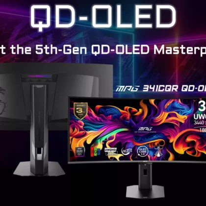 MSI Unveils World's First Gaming Monitor with Samsung's 5th Gen QD-OLED Panel