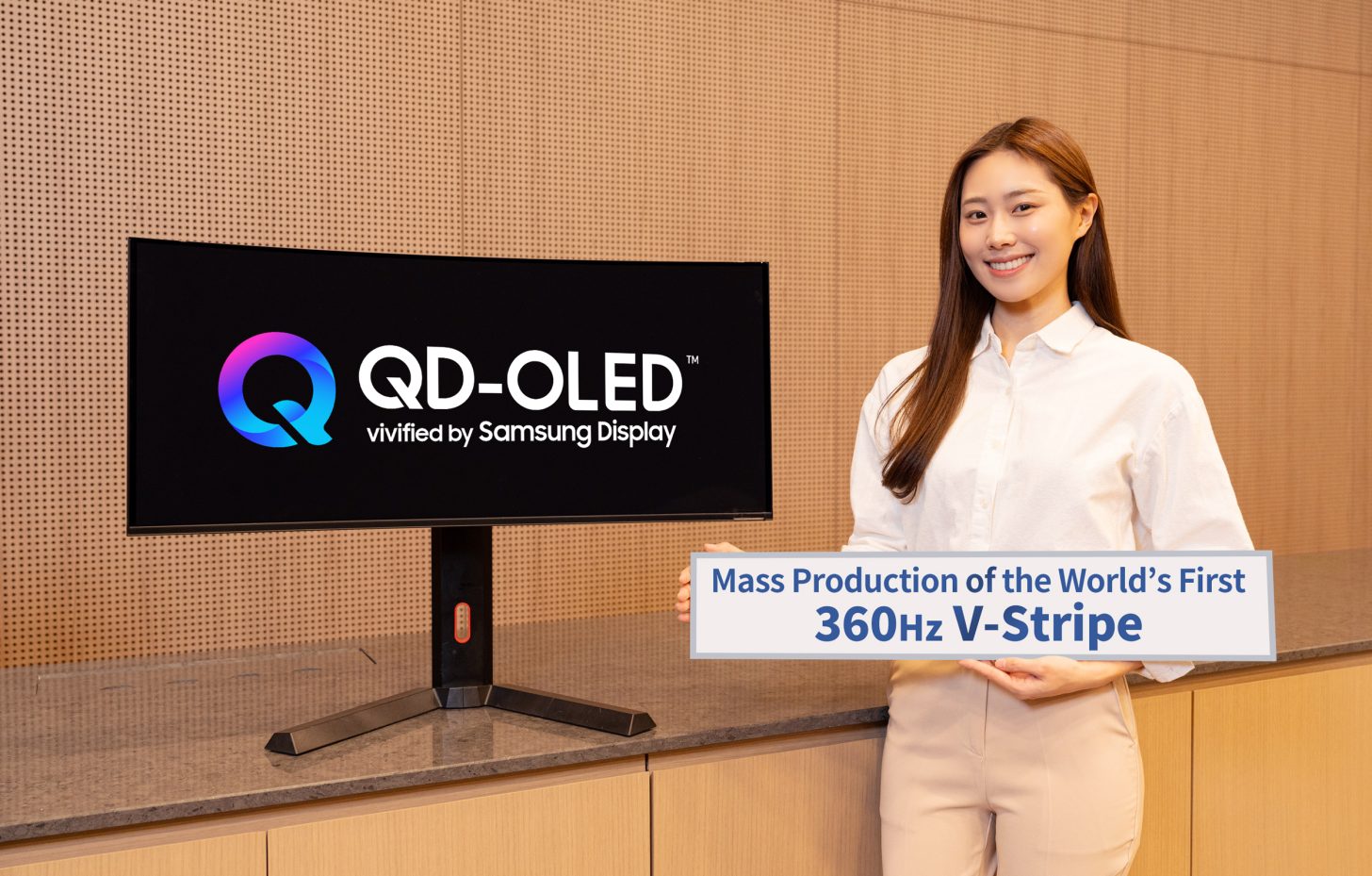 Samsung Unleashes World's First 360Hz V-Stripe QD-OLED Panels, Launching This Year on Multiple 34″ Monitors